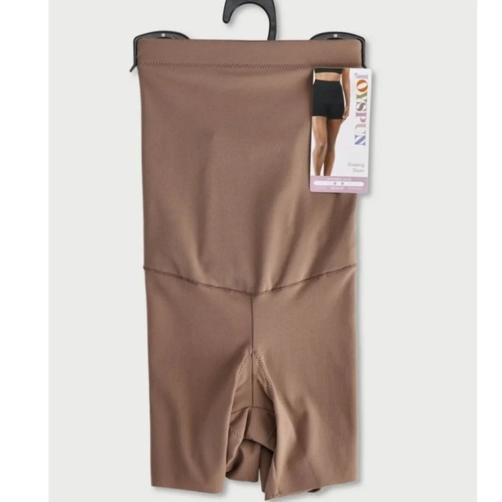 Joyspun Seamless Shapewear Boyshorts XXXL 22 Brown‎ Medium Tummy Control NWT